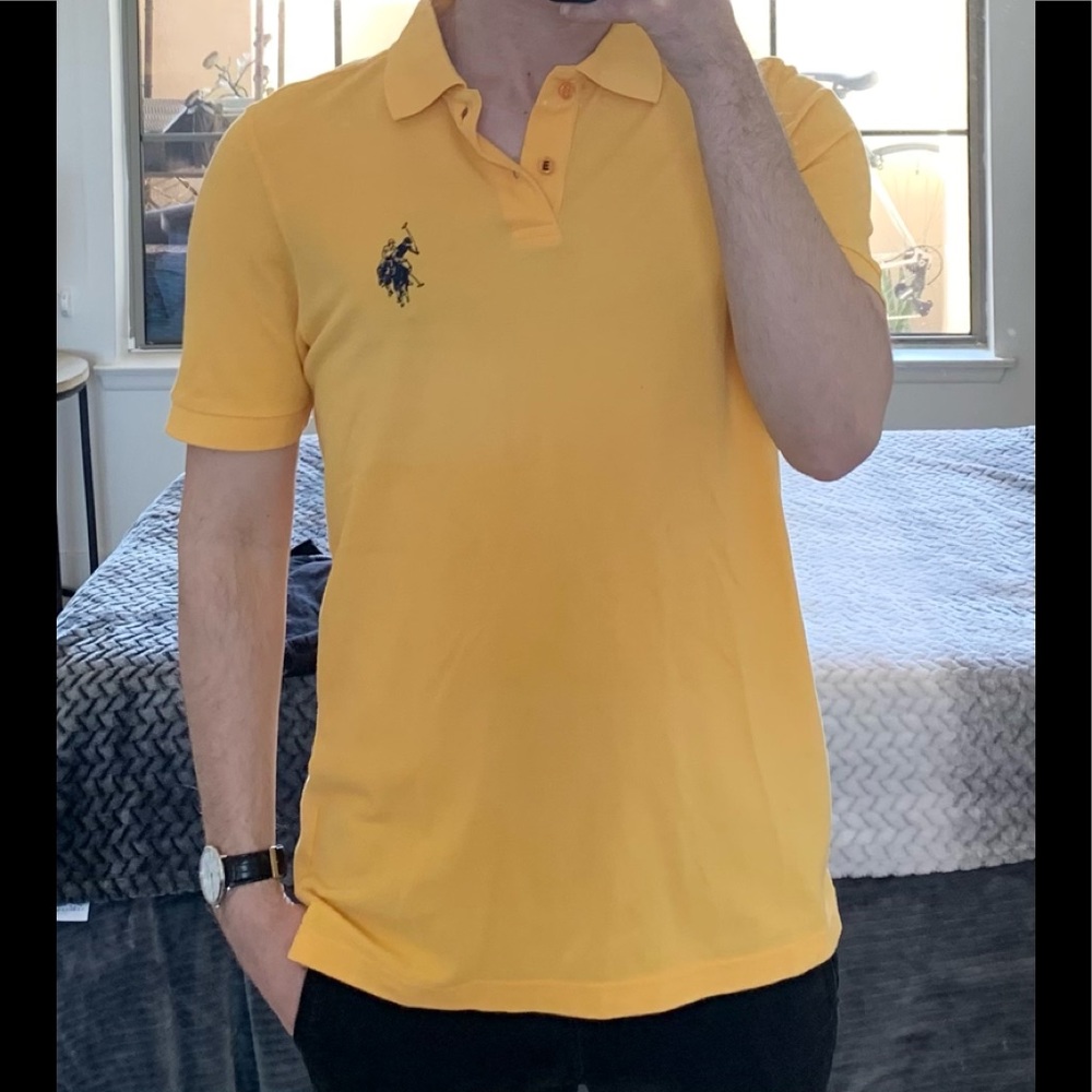 US Polo Assn Light Orange Polo